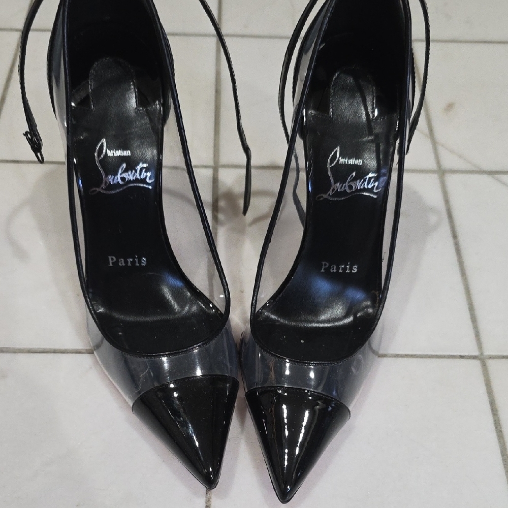 Christian Louboutin Black Patent Heels